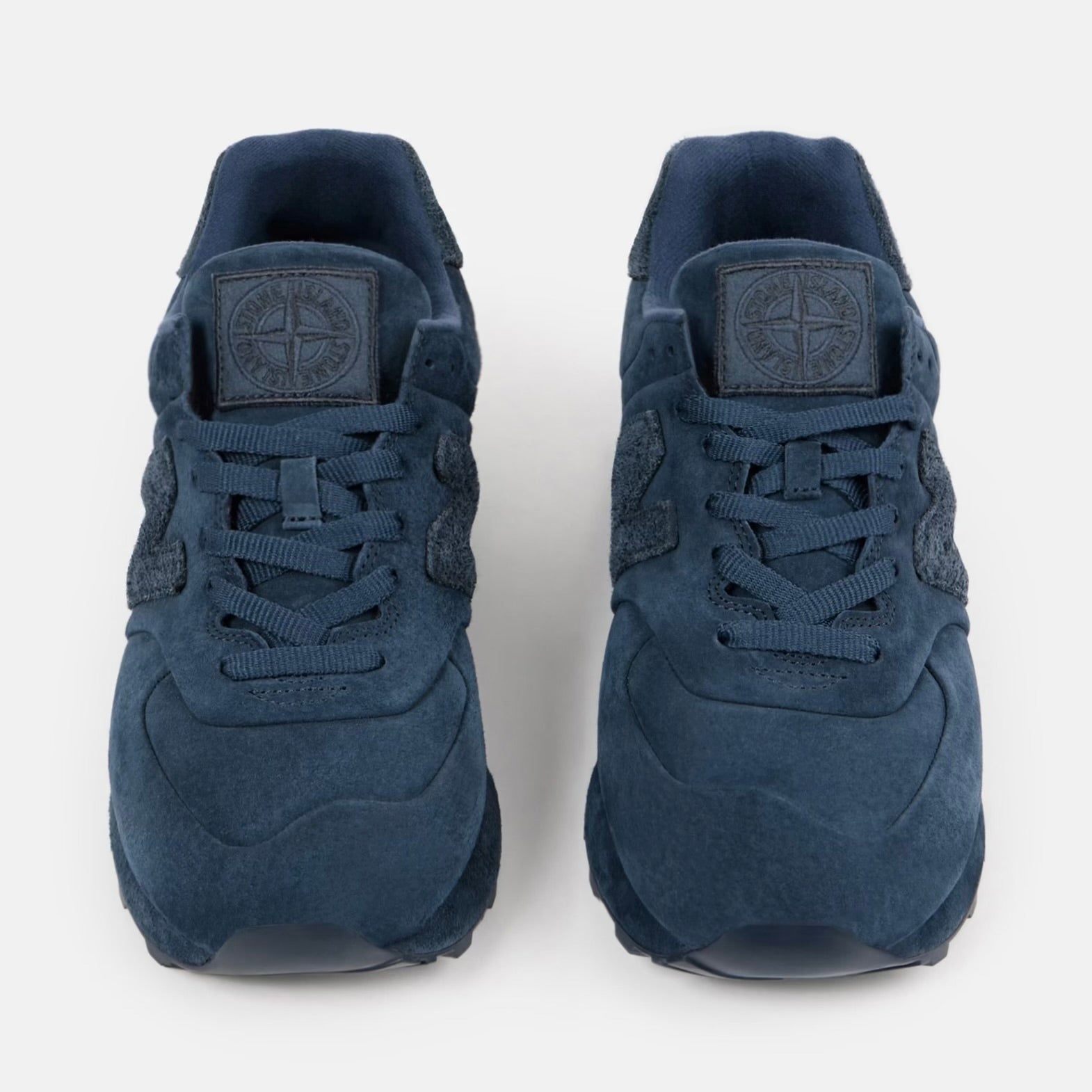 Stone Island | New Balance 574 Ghost Trainers in Slate Blue