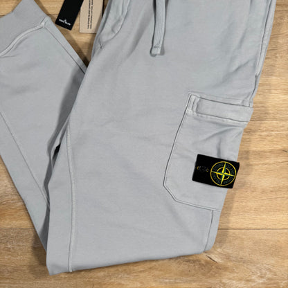 Stone Island Slim Fit Sweatpants in Pearl Grey