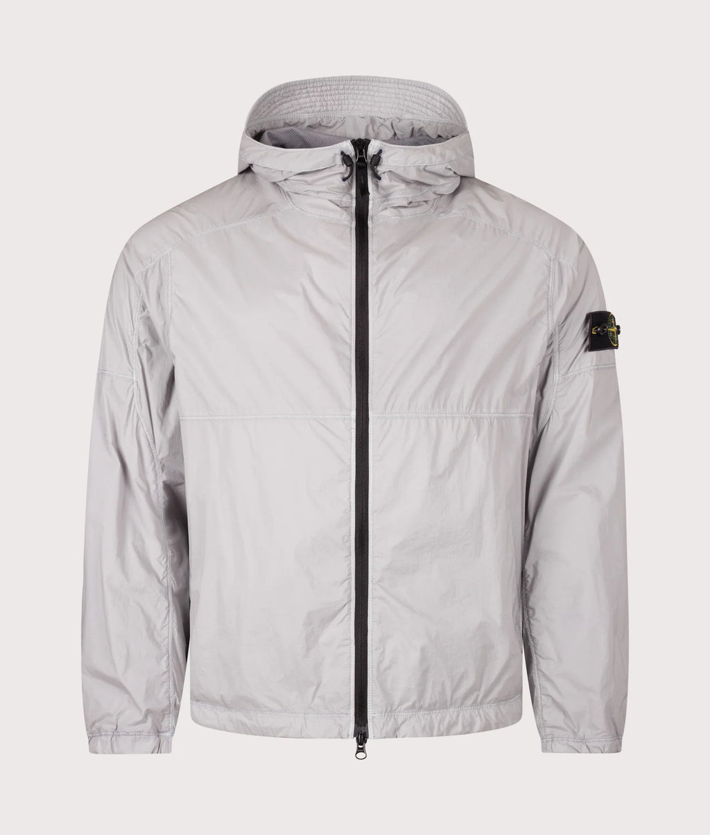 Stone Island Ultralight Nylon Stretch-TC Jacket in Ash Grey