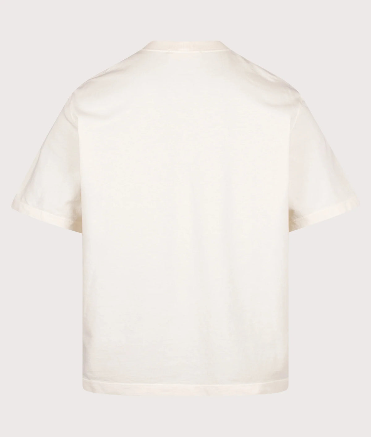 Stone Island Combed Organic Cotton T-Shirt in Ivory