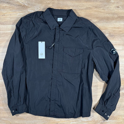 C.P. Company Chrome-R Lens Overshirt in Black