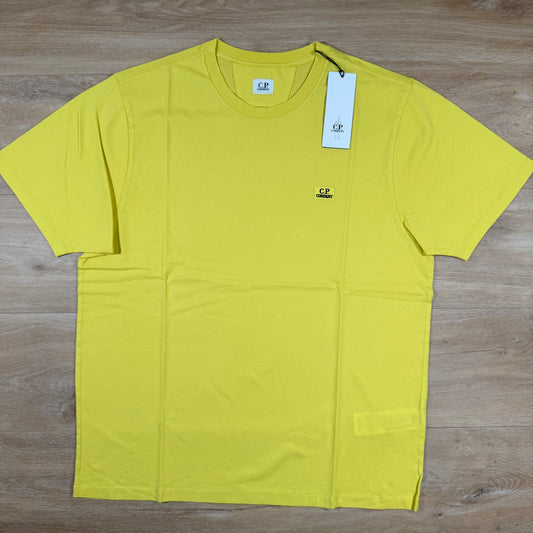 C.P. Company Logo Patch T-Shirt in Green Sheen