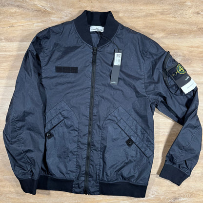 Stone Island Membrana 3L TC Bomber Jacket in Navy