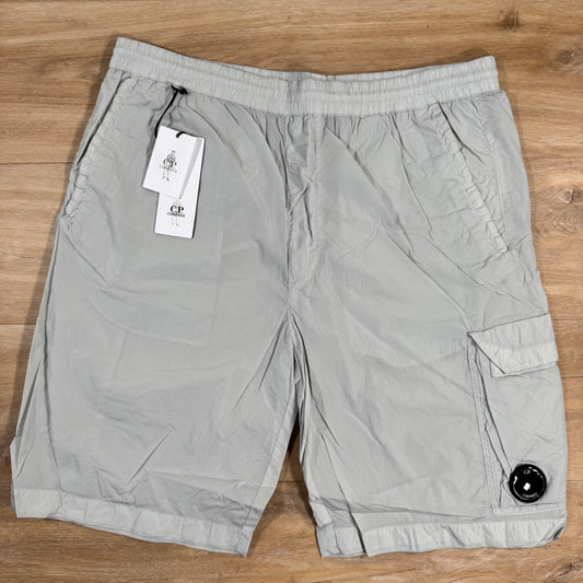 C.P. Company Chrome-R Cargo Shorts in Blue Fox - Grey