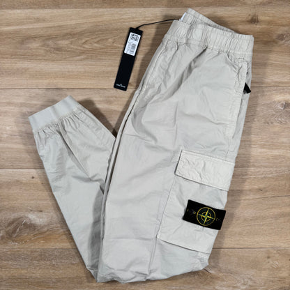 Stone Island Stretch Cotton Tela Cargo Pants in Sand