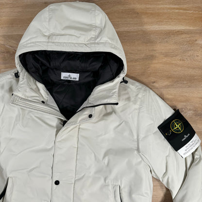 Stone Island Polyester Micro Twill Jacket in Plaster