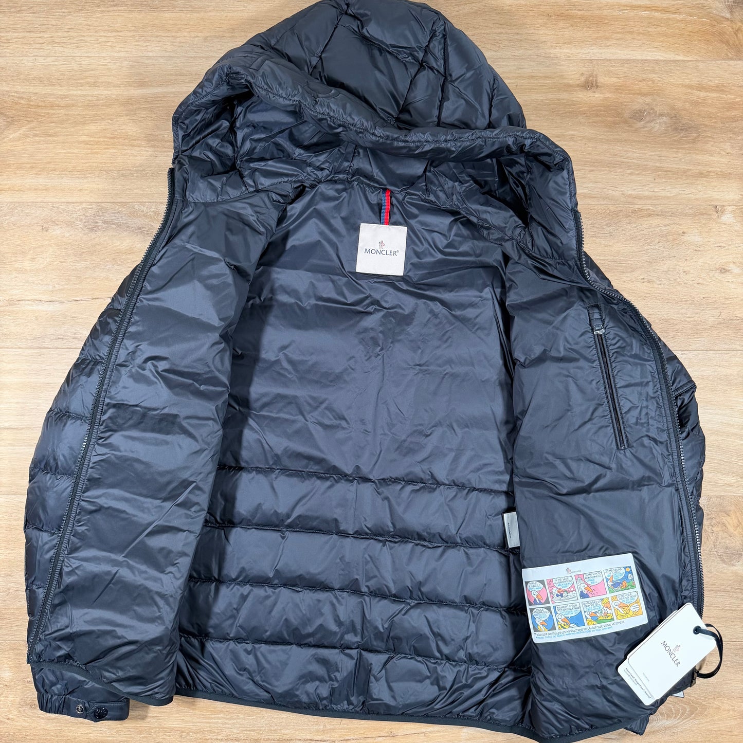 Moncler Najan Hooded Down Jacket in Blue