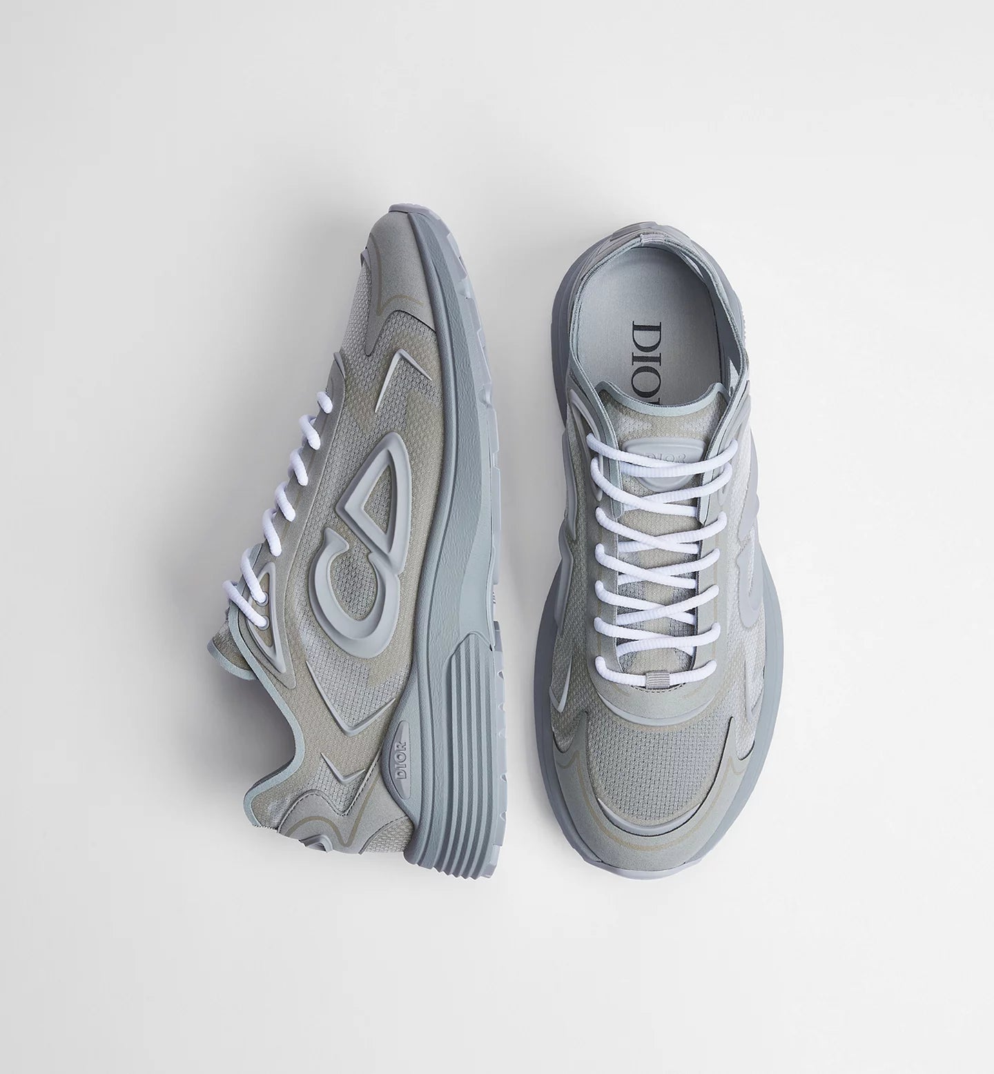 Dior B30 Countdown Tech Sneaker in Grey