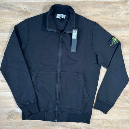 Stone Island Full-Zip Sweatshirt in Black