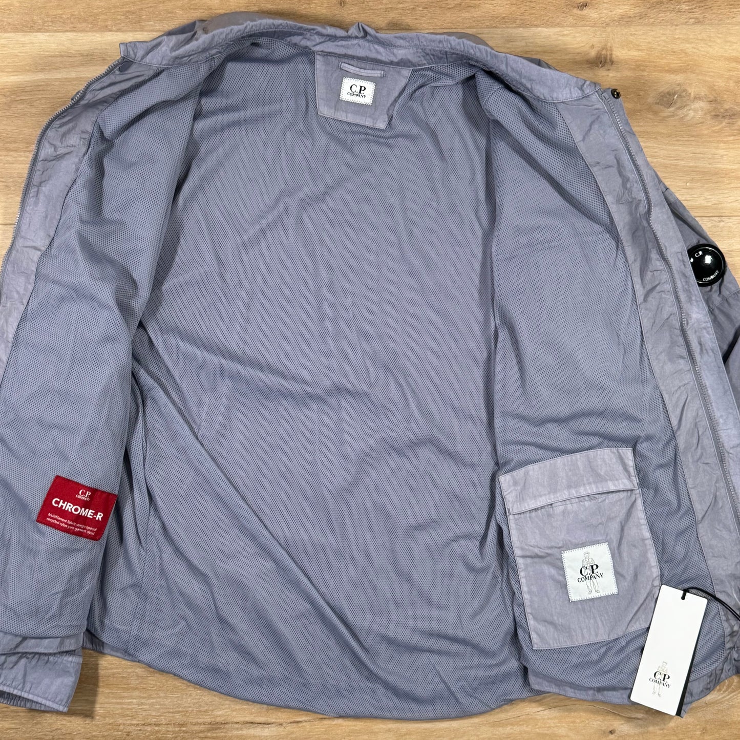 C.P. Company Chrome-R Lens Overshirt in Lavender Violet