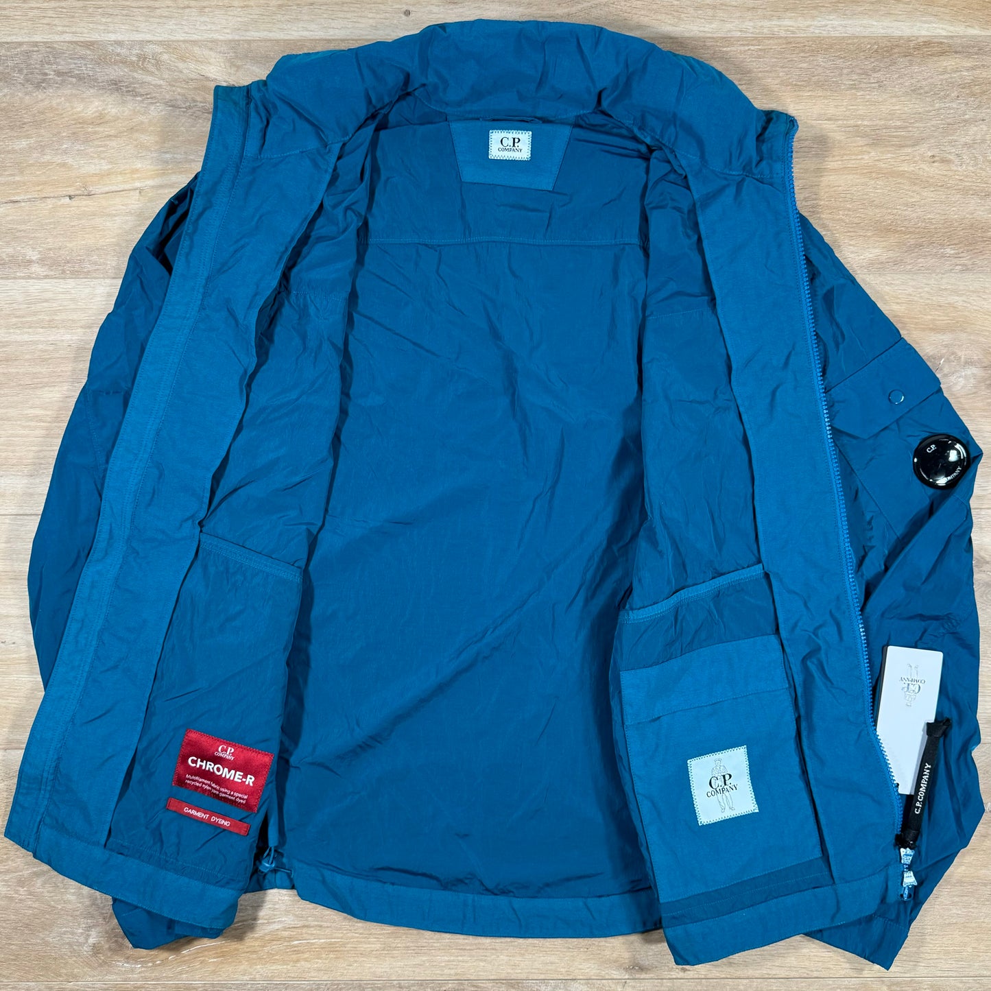 C.P. Company Chrome Lens Jacket in Ink Blue