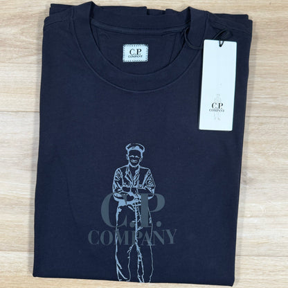 C.P. Company British Sailor T-Shirt in Navy