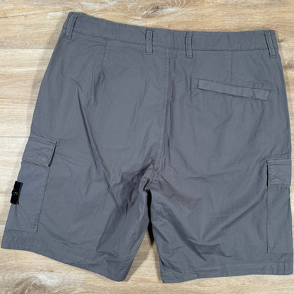 Stone Island Cargo Bermuda Shorts in Dove Grey