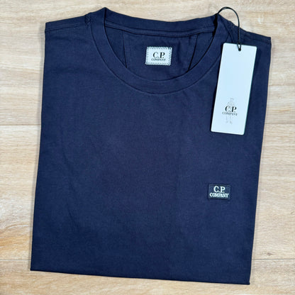 C.P. Company Logo Patch T-Shirt in Navy