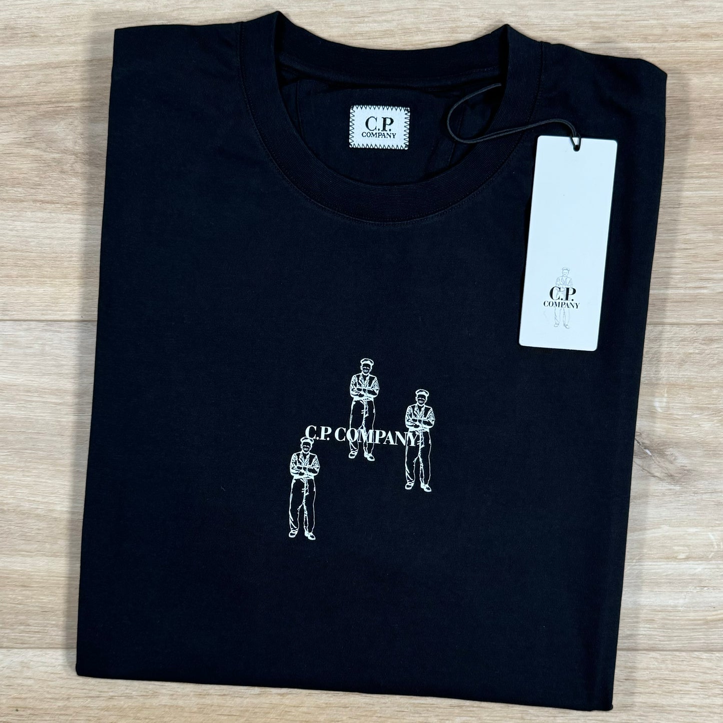 C.P. Company Relaxed Graphic T-Shirt in Black