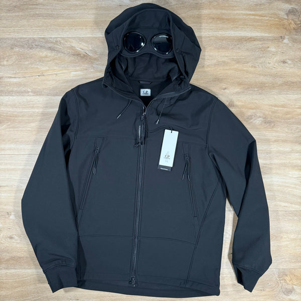 C.P. Company Shell-R Goggle Jacket in Black – Label Menswear