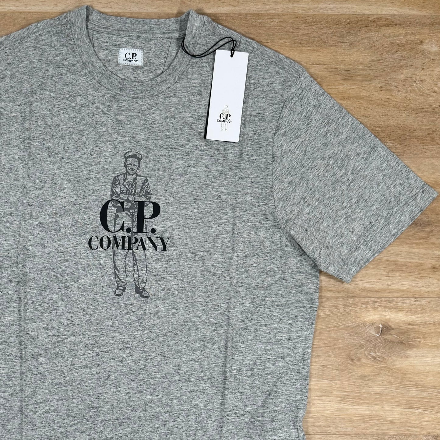 C.P. Company British Sailor T-Shirt in Grey