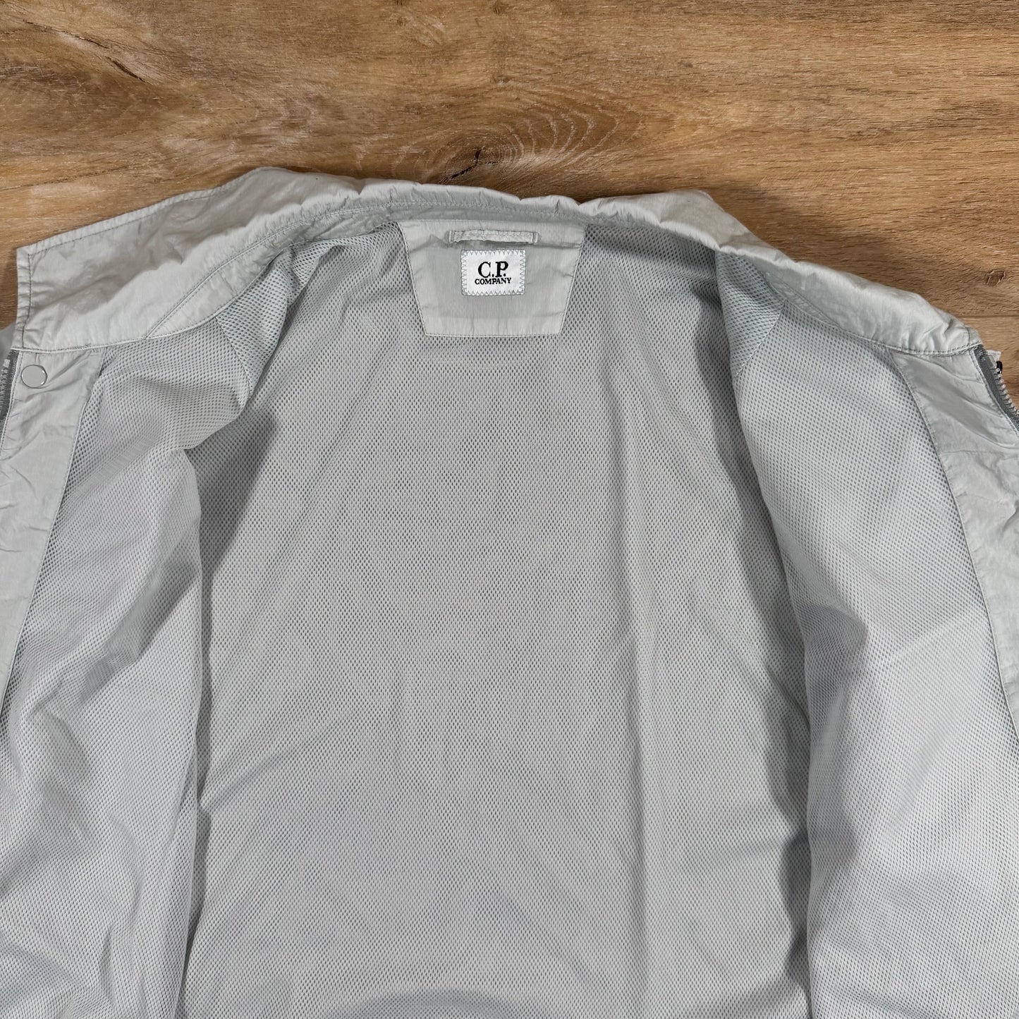 C.P. Company Chrome-R Lens Overshirt in Blue Fox - Grey