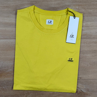 C.P. Company Logo Patch T-Shirt in Green Sheen