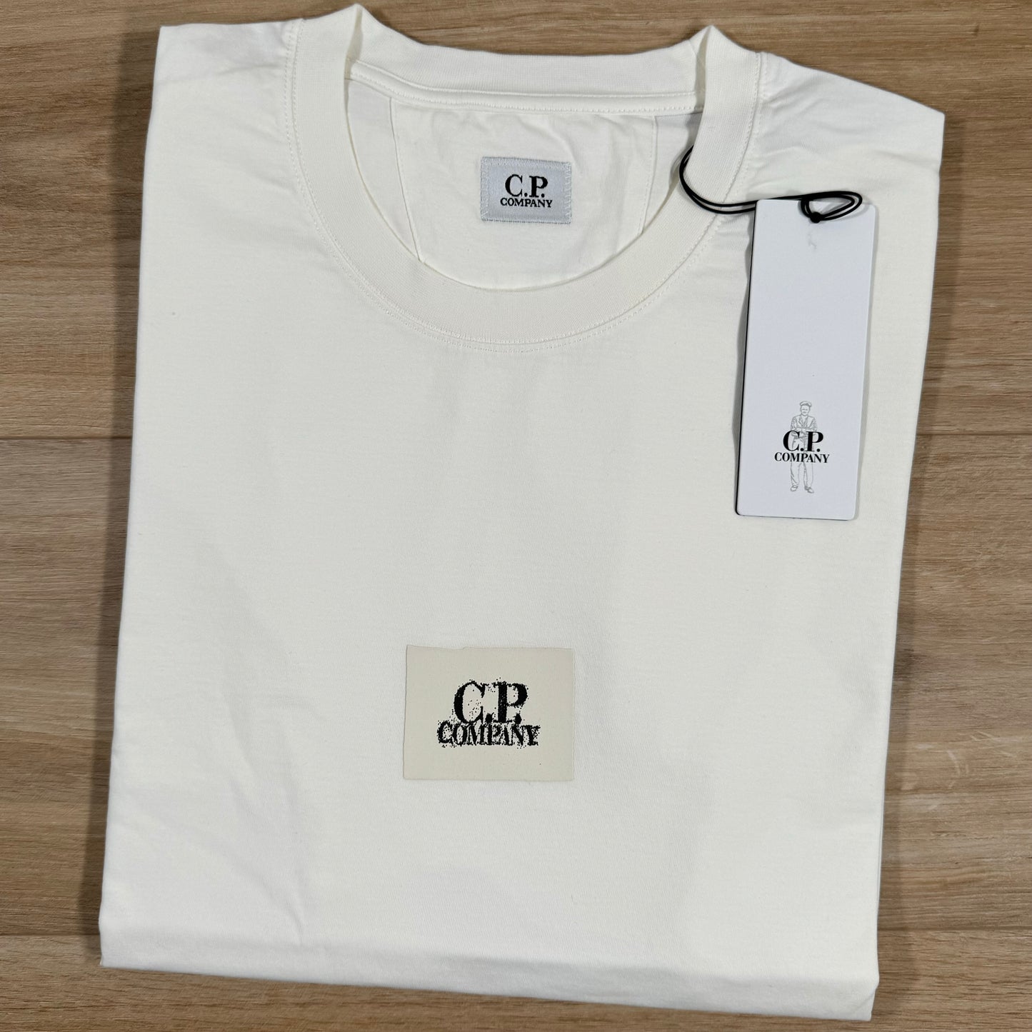 C.P. Company Centre Logo T-Shirt in White