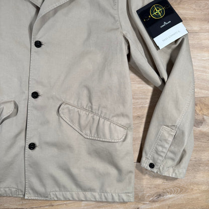 Stone Island Raso Gommato 3L Blazer in Desert