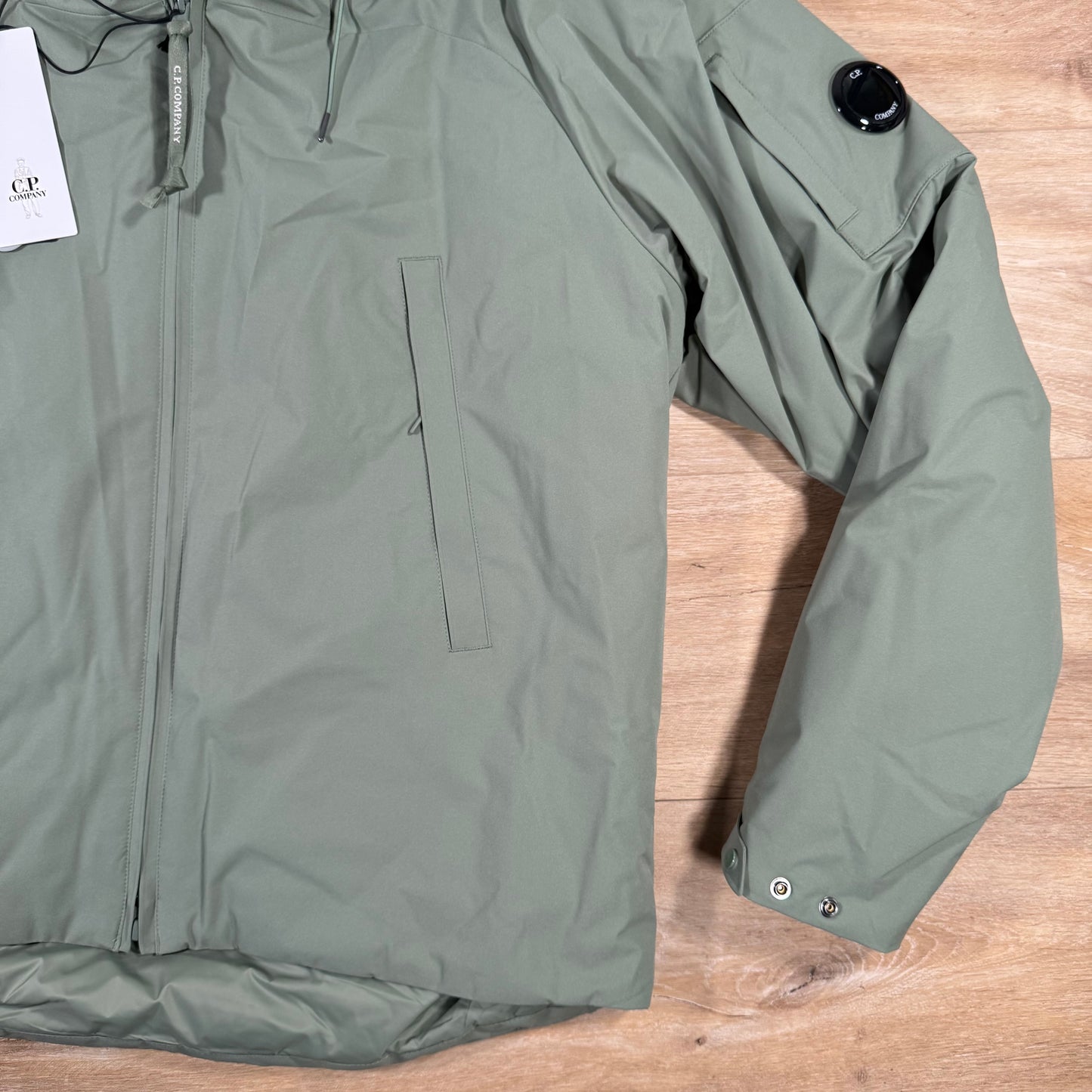 C.P. Company Pro-Tek Padded Lens Jacket in Green Banana