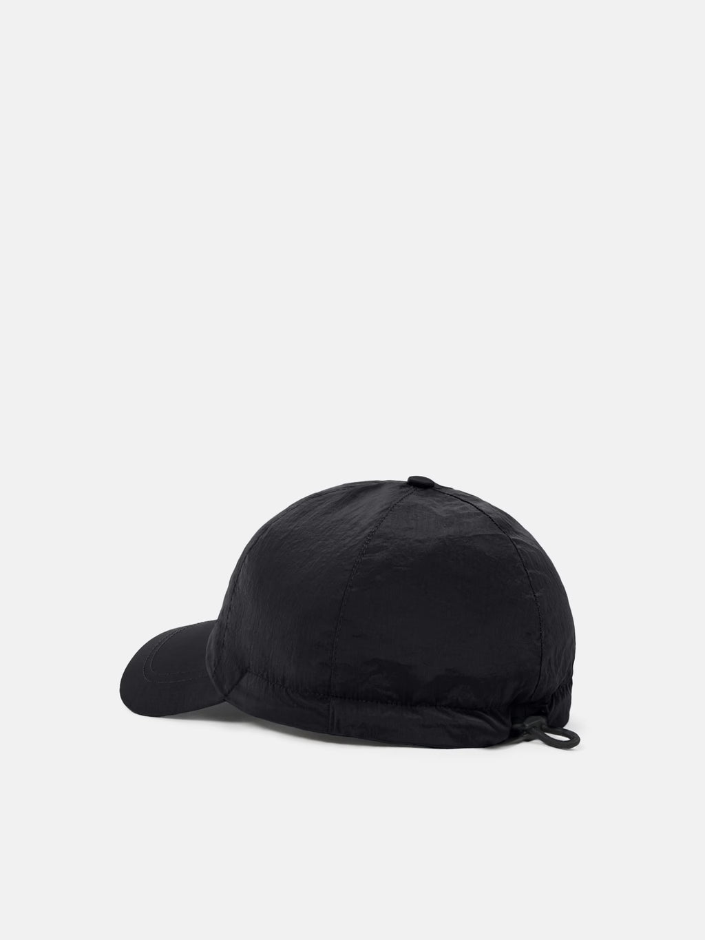 Stone Island Nylon Metal Baseball Cap in Black