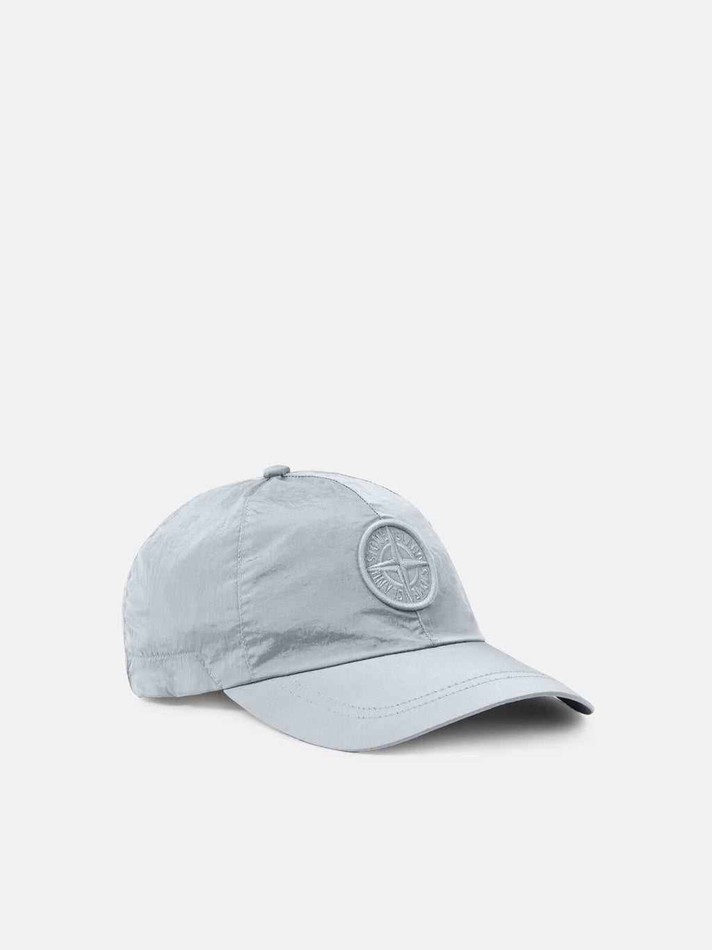 Stone Island Nylon Metal Baseball Cap in Ash Grey