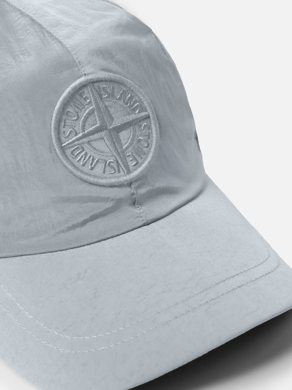 Stone Island Nylon Metal Baseball Cap in Ash Grey