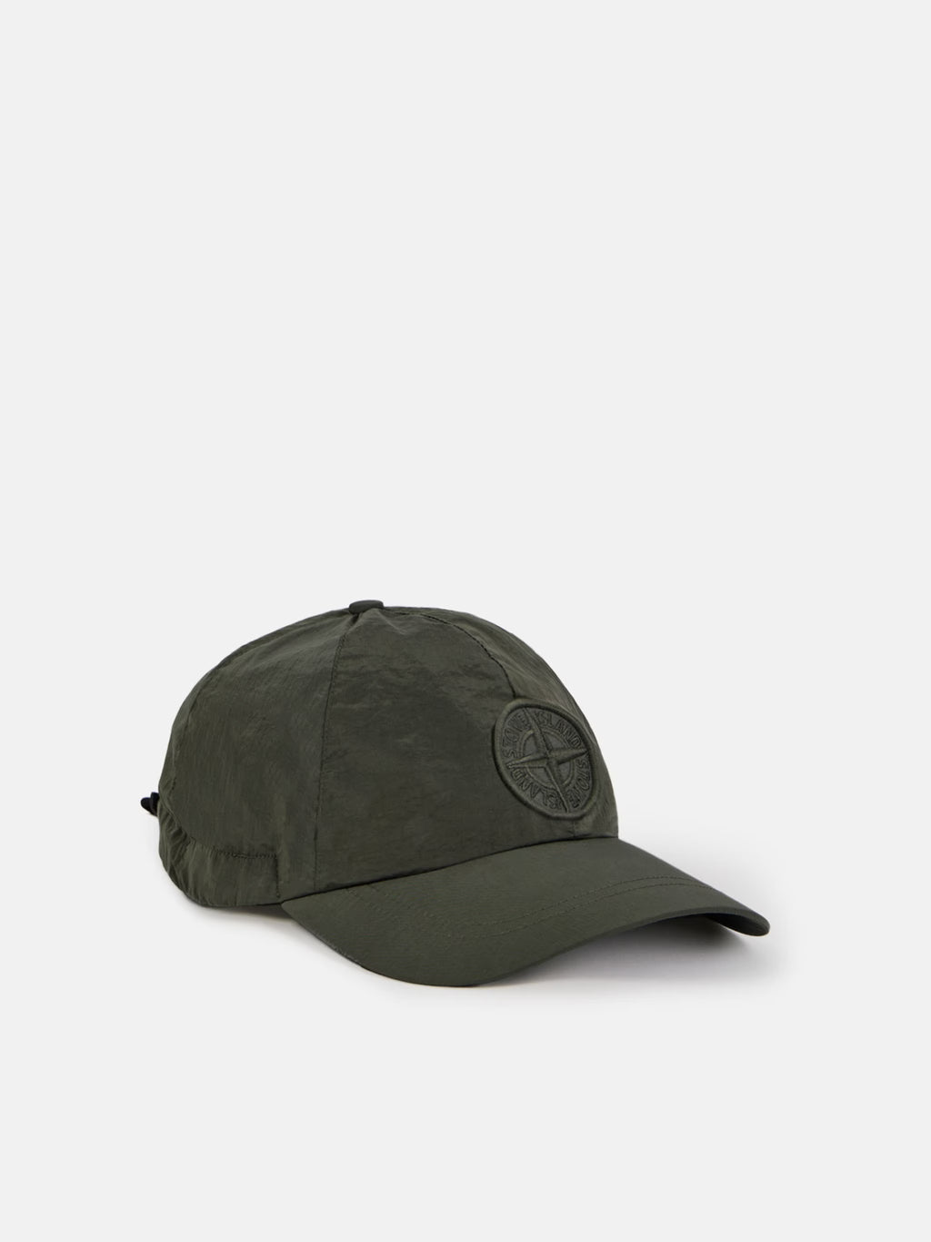 Stone Island Nylon Metal Baseball Cap in Musk Green