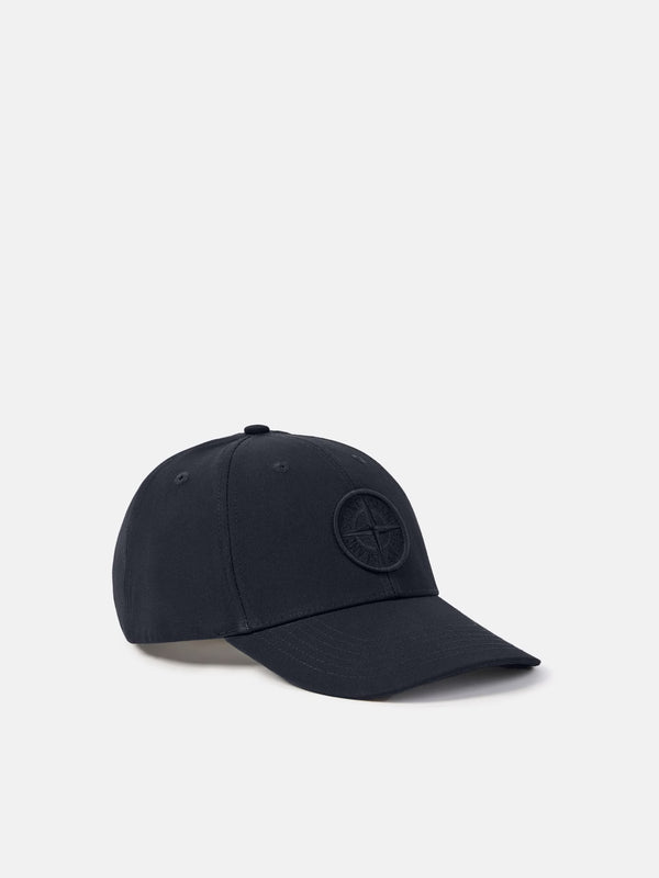 Stone Island Cotton Reps Baseball Cap in Navy