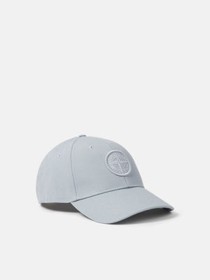 Stone Island Cotton Reps Baseball Cap in Ash Grey