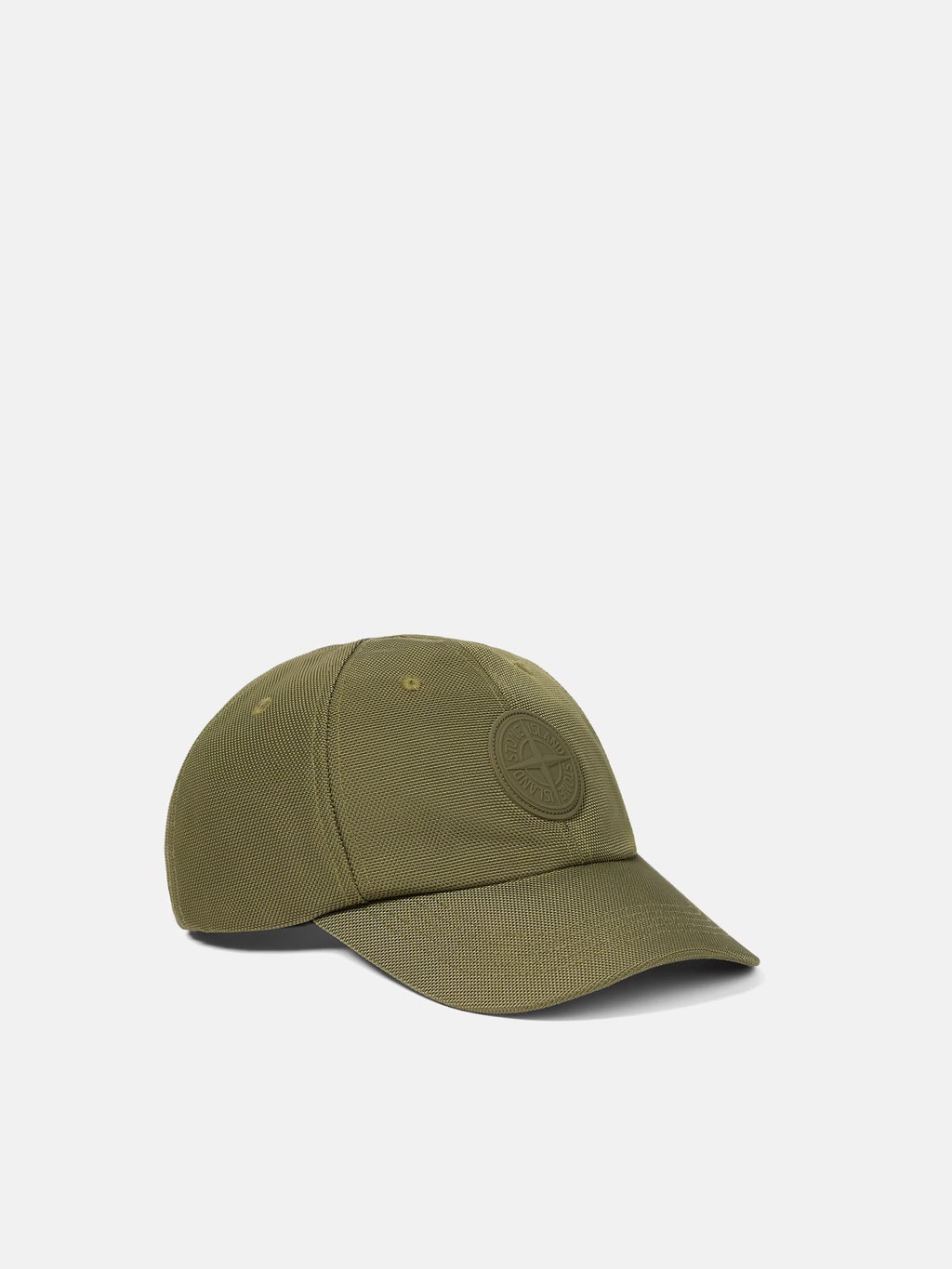 Stone Island Nylon Panama Baseball Cap in Military Green