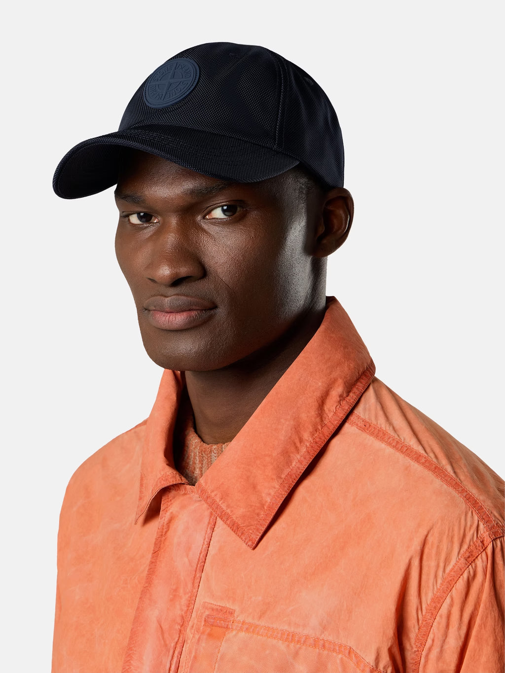 Stone Island Nylon Panama Baseball Cap in Navy