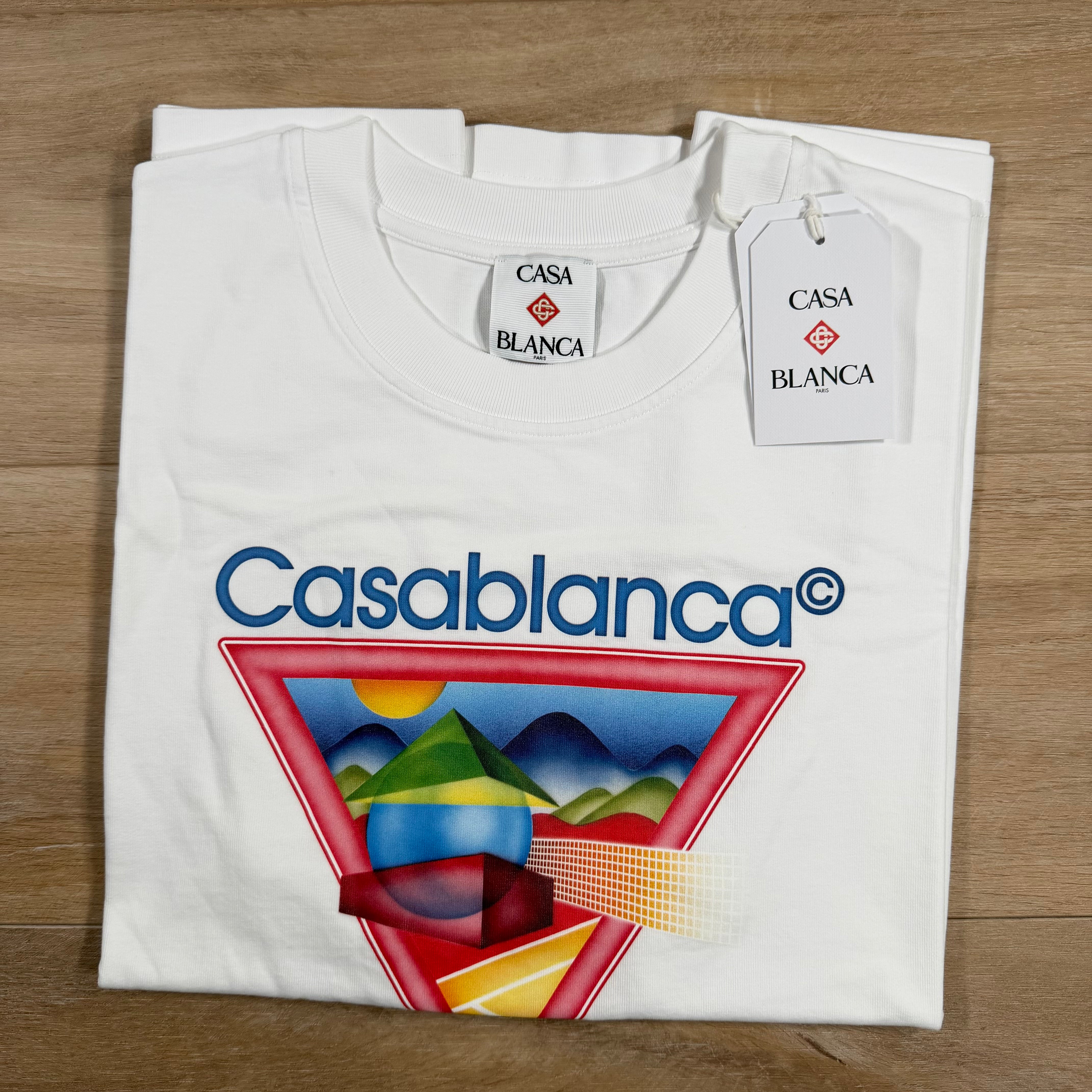 Casablanca Tennis Club Icon T-Shirt in White – Label Menswear