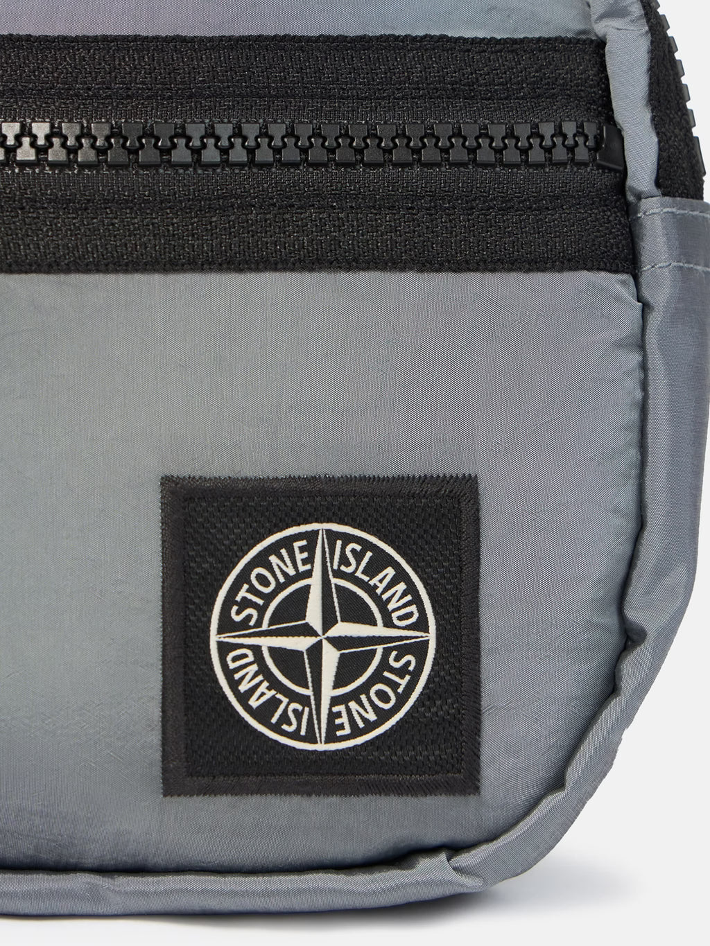 Stone Island Coated Nylon Metal Belt Bag in Ash Grey