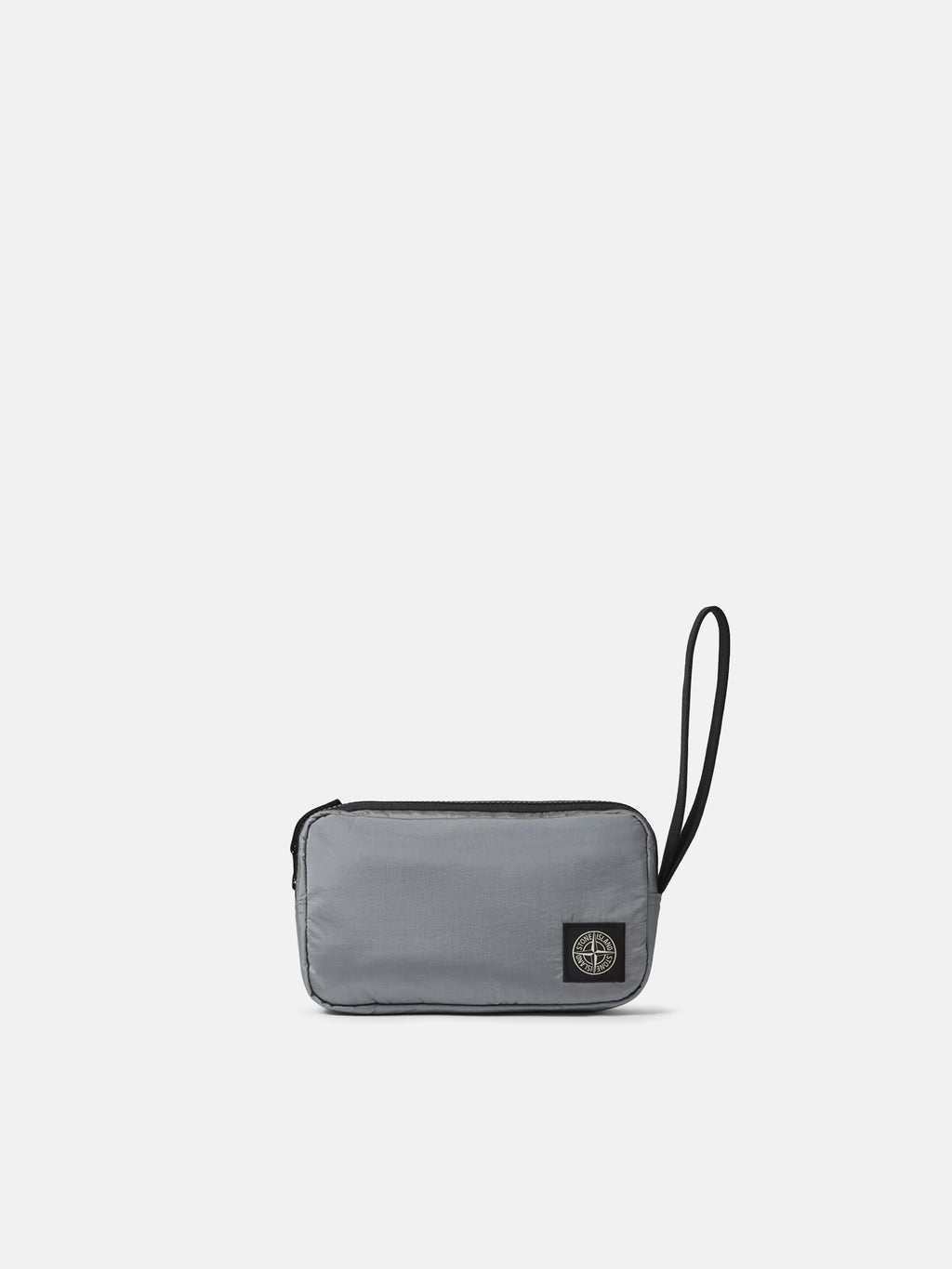 Stone Island Coated Nylon Metal Wrist Pouch in Ash Grey