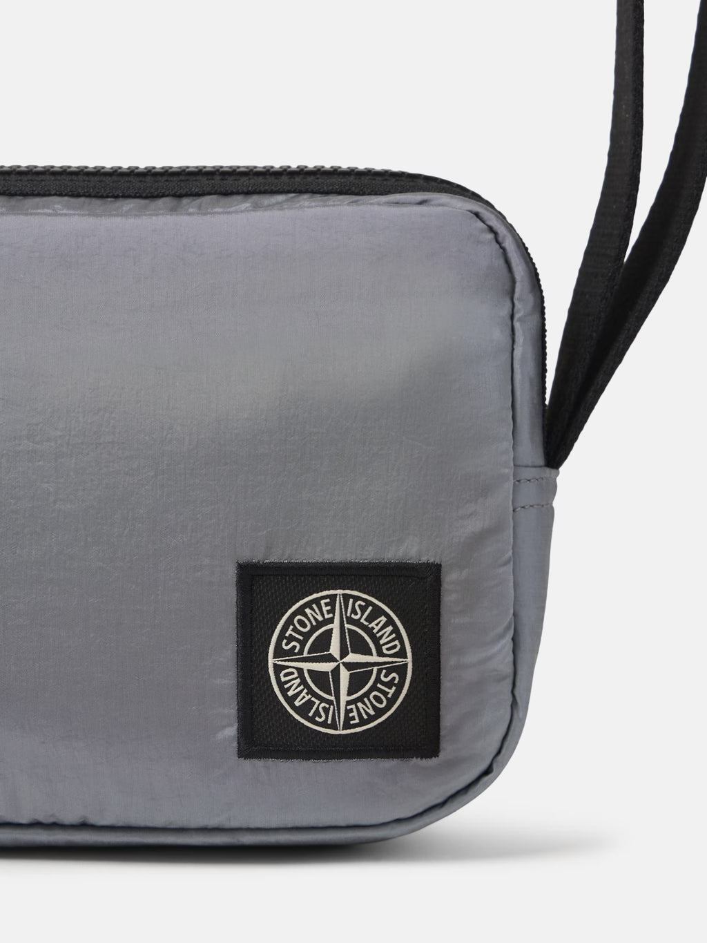Stone Island Coated Nylon Metal Wrist Pouch in Ash Grey