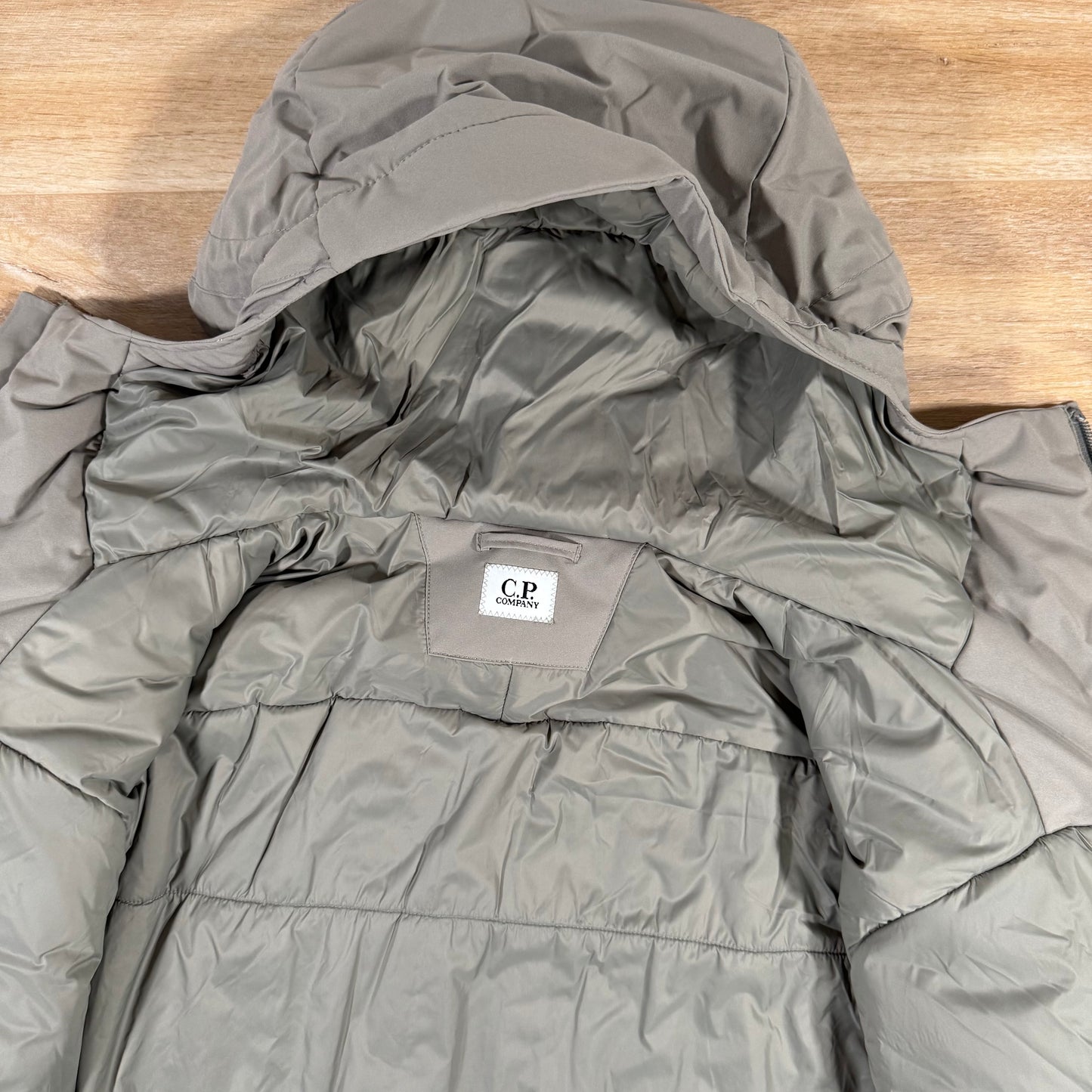 C.P. Company Pro-Tek Padded Lens Jacket in Fungi Grey