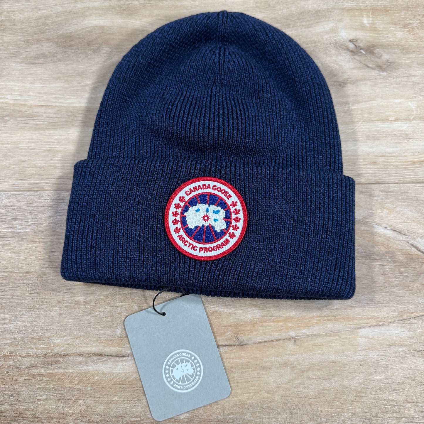 Canada Goose Arctic Disc Toque Beanie in Navy