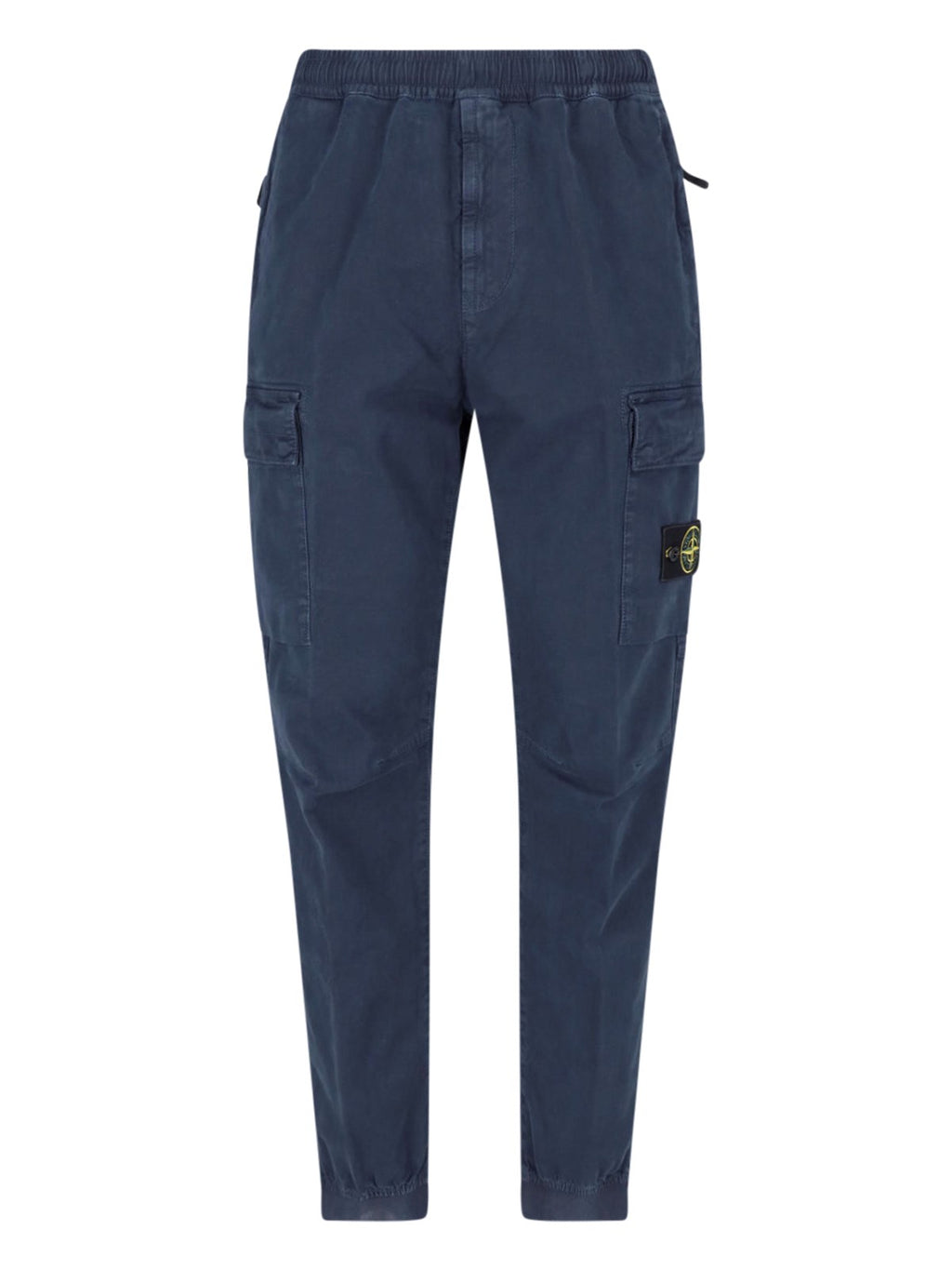 Stone Island Stretch Broken Twill Old Effect Cargo Pants in Navy