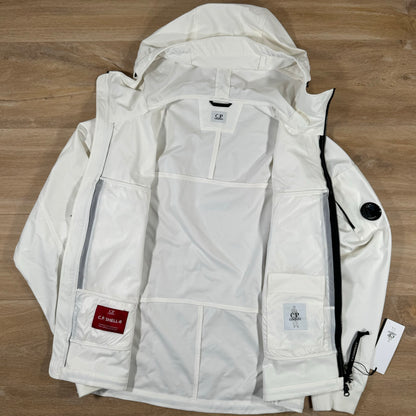 C.P. Company Soft Shell Lens Jacket in White