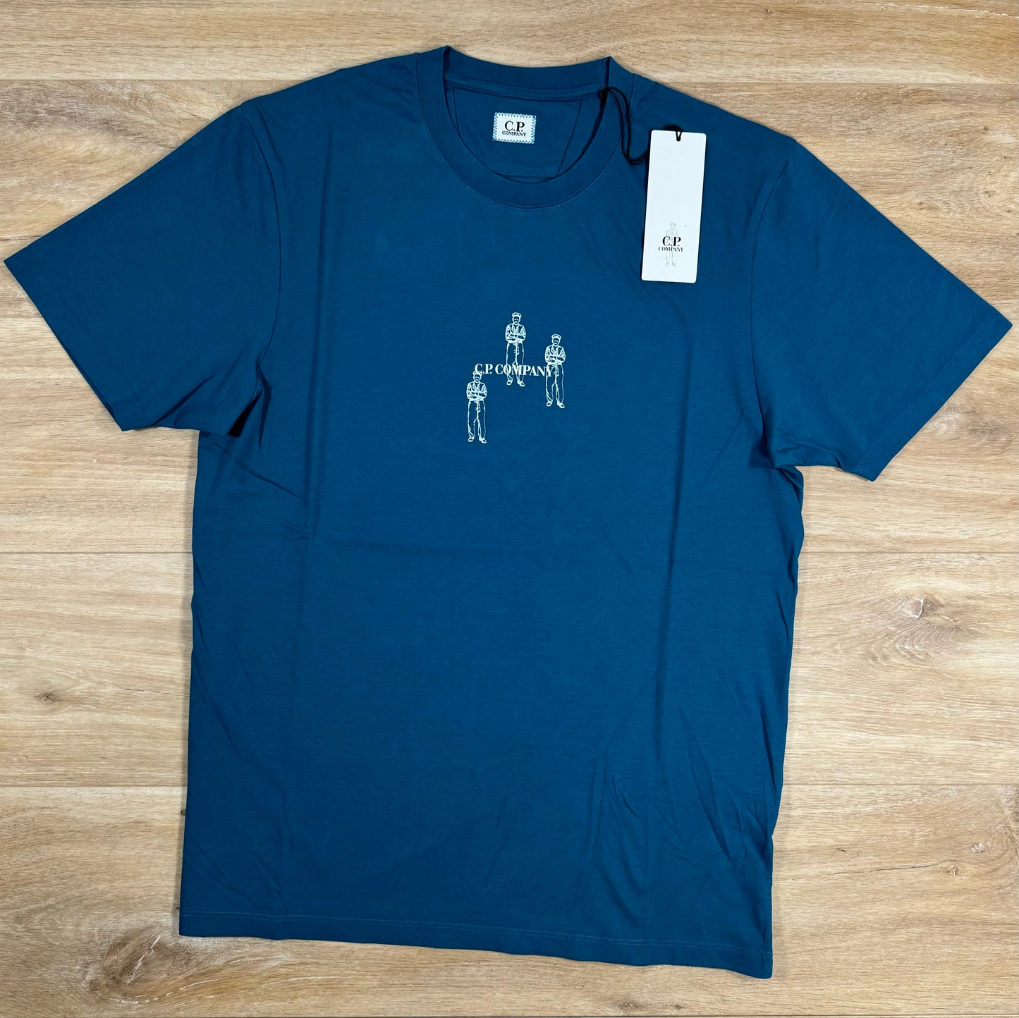 C.P. Company Relaxed Graphic T-Shirt in Ink Blue