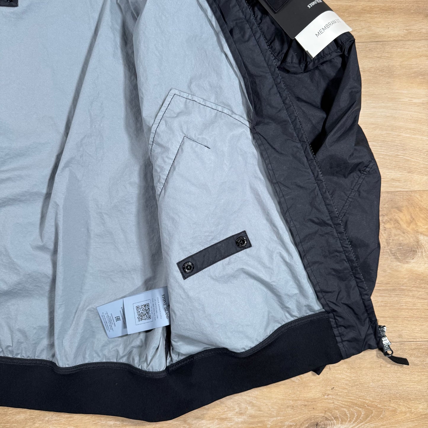 Stone Island Membrana 3L TC Bomber Jacket in Navy