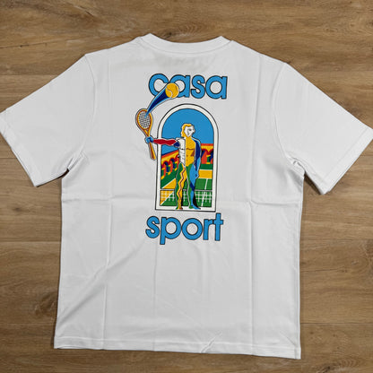 Casablanca Le Jeu Colore T-Shirt in White