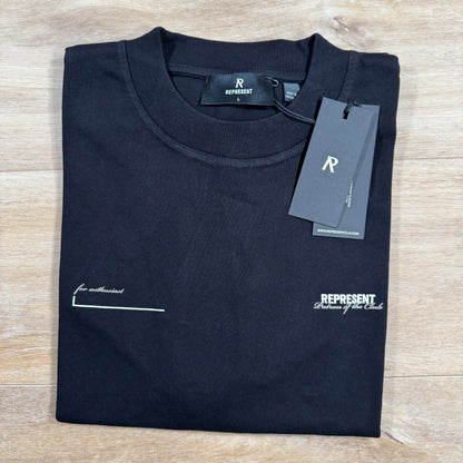 Represent Patron of the Club T-Shirt in Black