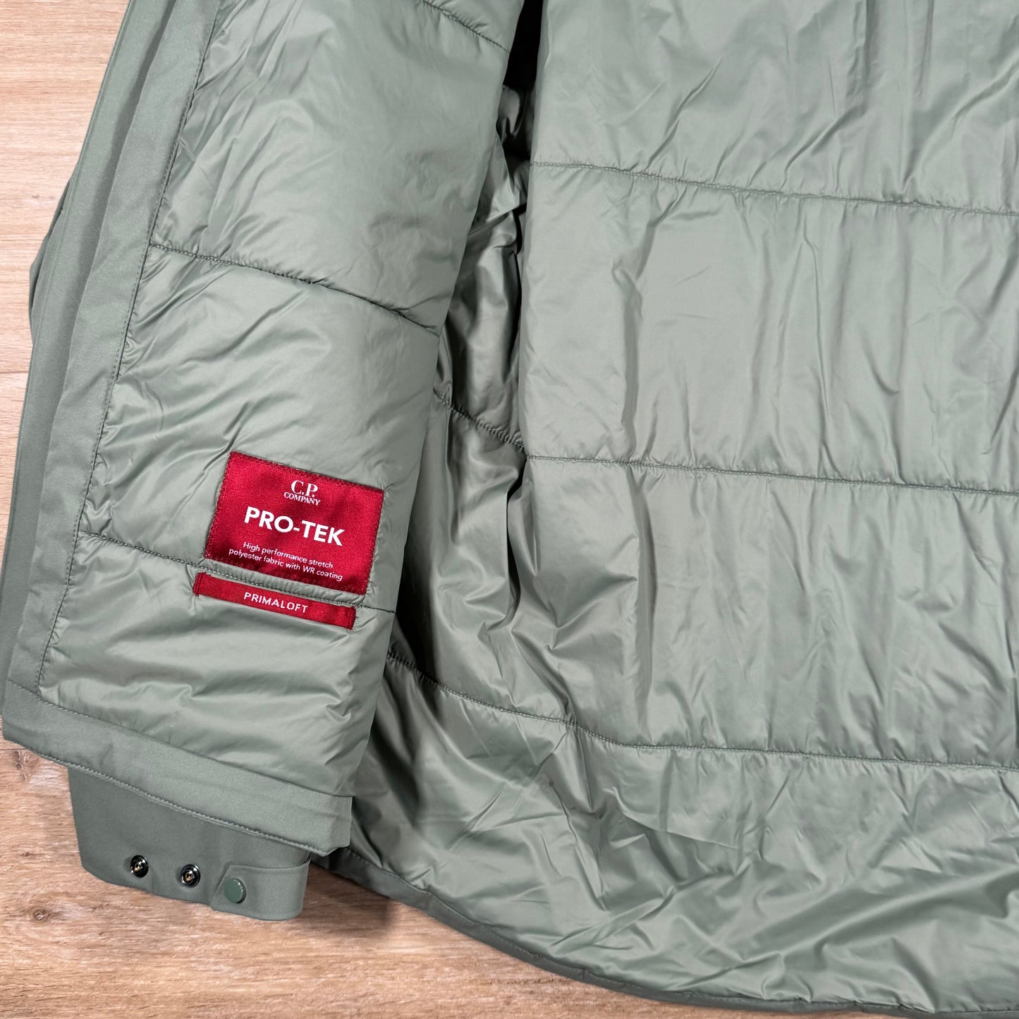 C.P. Company Pro-Tek Padded Lens Jacket in Green Banana