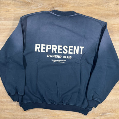 Represent Owners Club Sweatshirt in Midnight Navy