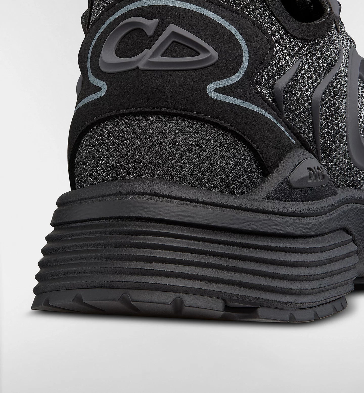 Dior B30 Countdown Tech Sneaker in Black