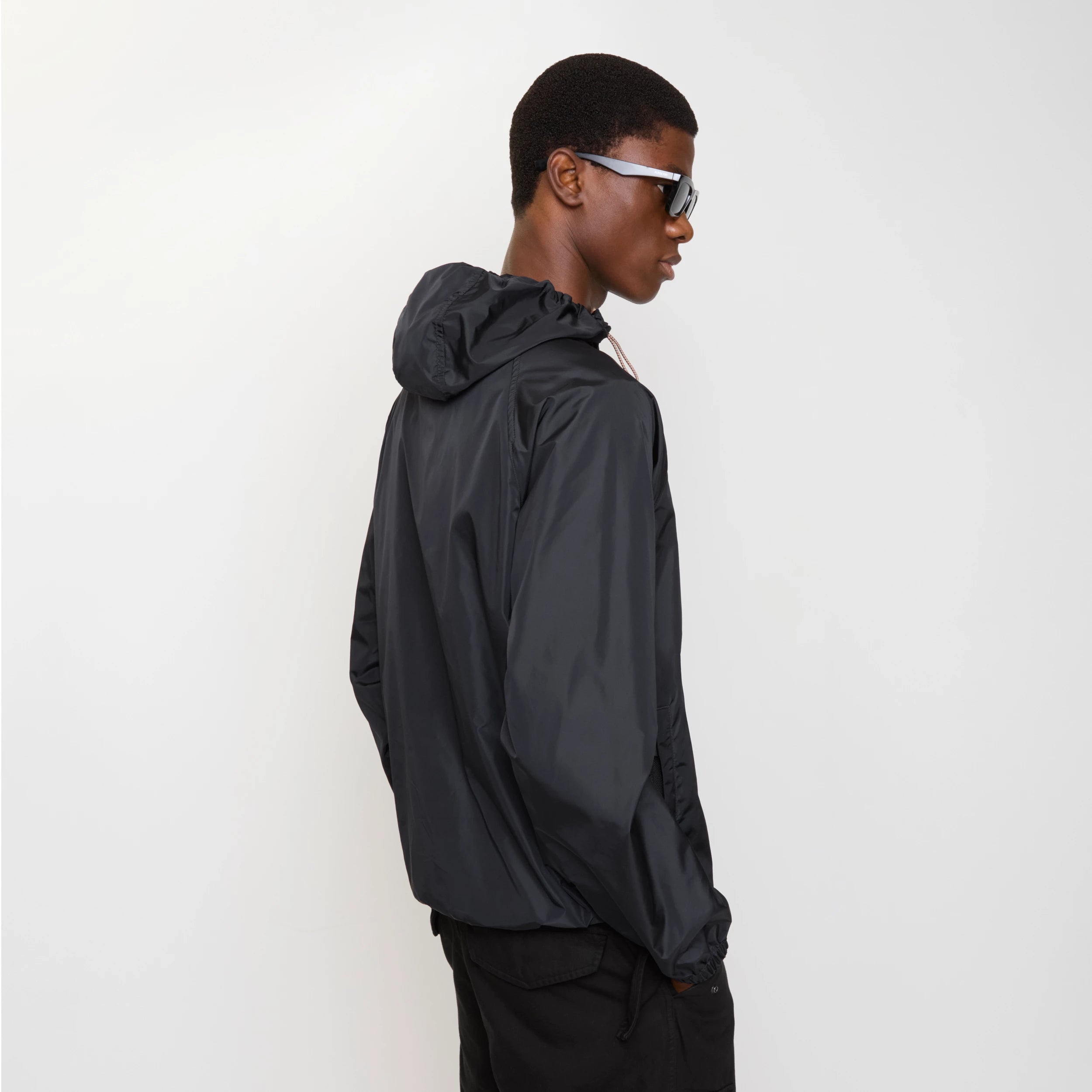 Burberry Nylon Clapton Hooded Jacket in Black